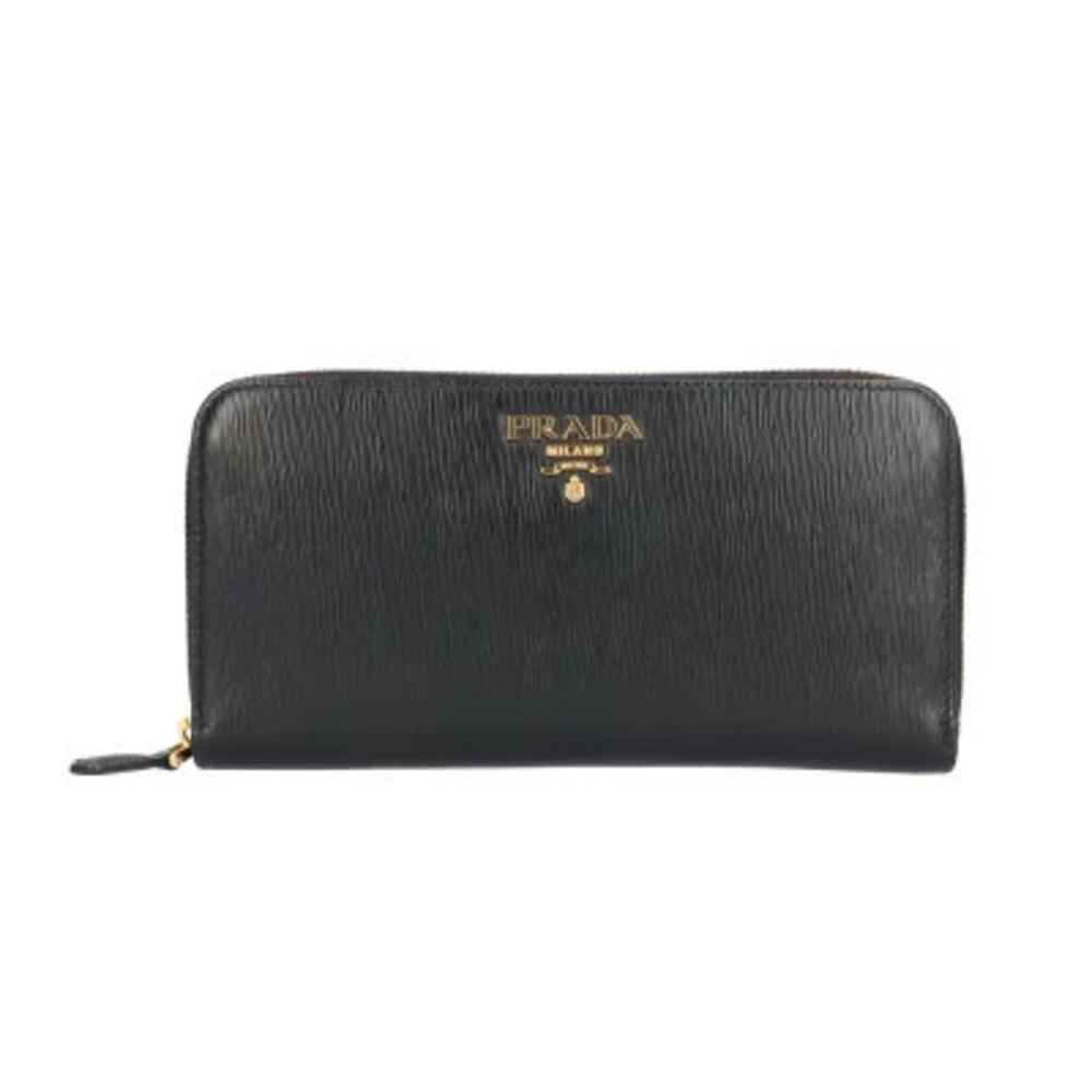 Prada Vitello Move Long Wallet Leather